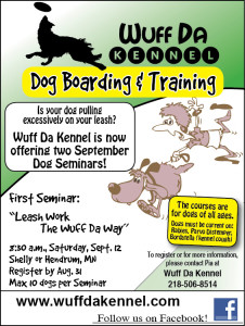 This Seminar will be FUN ! Easy to learn leash methods! Hope to see some of you here! 