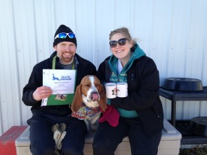 George The Basset Hound and his owners Todd & Morgan!